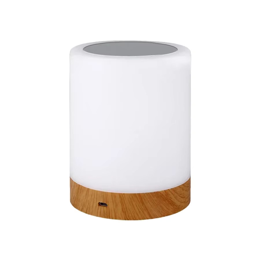 ATcomm RGB Touch Nachttischlampe mit USB-Akku, wiederaufladbares Multicolour Nachtlicht für Schlafzimmer und Kinderzimmer, Weiß - Bild 6