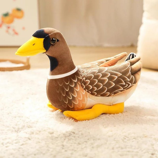 Yiran Health & Beauty Grüne Schwimmende Wildente, Plüschtier, 29cm - Bild 1
