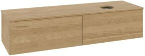 V&B Waschtischunterschrank Antao ohne Frontstruktur in Honey Oak, B/T: 160 x 50 cm - Bild 1