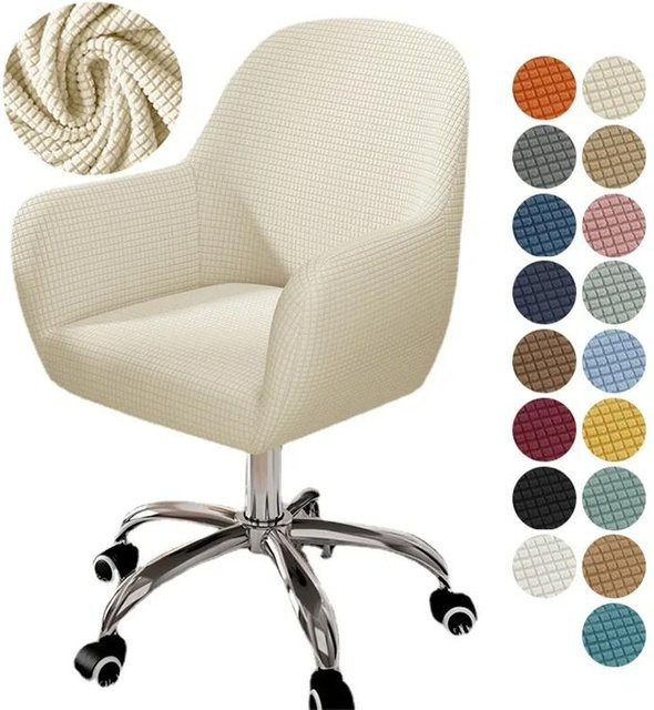 Bestbags Hochlehnenstuhlbezug aus Stretch-Polarvlies in Beige - Bild 1