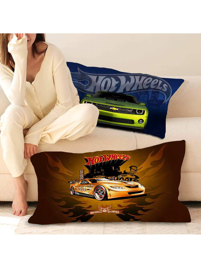 H-Hot W-Wheels Kissenbezüge aus Polyester, übergroß und verdickt, mehrfarbig, schweißabsorbierend und rutschfest - Bild 7