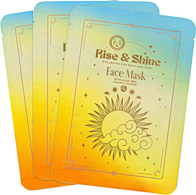 Accentra Gesichtsmaske Aloe Vera, 3 Stück, Unisex - Bild 1