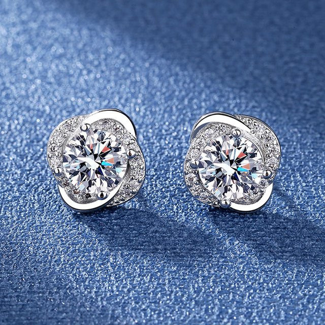 SAY Ohrstecker 925 Silber, Zirkonia, Perle, Damen - Bild 1