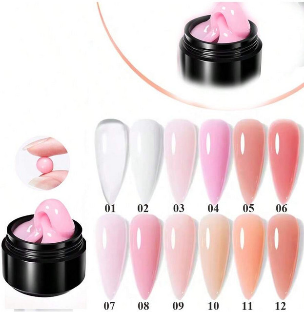 SJP 3D Nail Art Form Gel, 5 ml, Glänzend - Bild 1