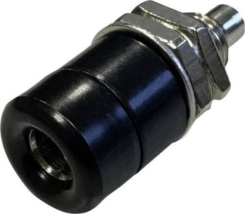 BKL Electronic 072307 Laborbuchse für den vertikalen Einbau, Stift-Ø 4mm, Schwarz - Bild 1
