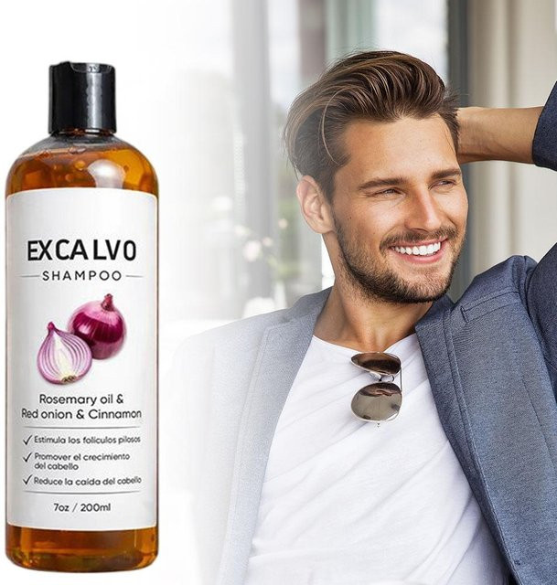 EXCALVO Zwiebel- & Rosmarin-Shampoo, 200 ml - Bild 1