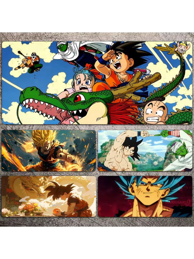 Bandai Dragon Ball Mauspad Große Schreibtischunterlage für Gaming und Laptop in Multicolour - Bild 3