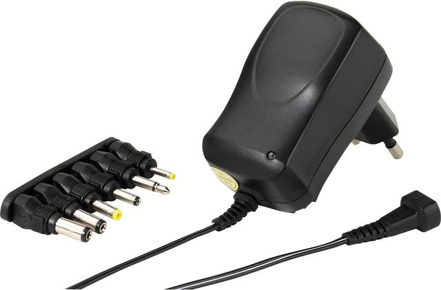 Vivanco Universal Netzteil für Elektronikgeräte, 3-12V, max. 1.000mA, Schwarz, Barrel-Plug - Bild 1