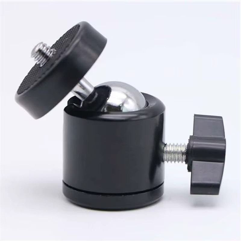 Fomscvka Universal 1/4 Zoll Mini Kugelkopf Schraube Stativ Mount Adapter in Schwarz für GoPro, DSLR Kamera und Camcorder sowie Licht Halterungen - Bild 3