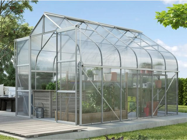 Vitavia Gewächshaus Diana 9900 aus eloxiertem Aluminium mit 4 mm HKP-Verglasung, 9,9 m² - Bild 3