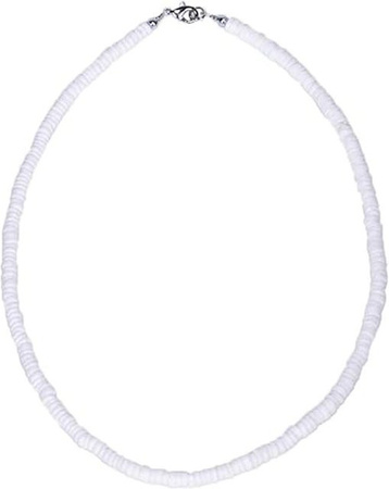 RUIYI Halskette, Puka Muschel, Weiß, Unisex