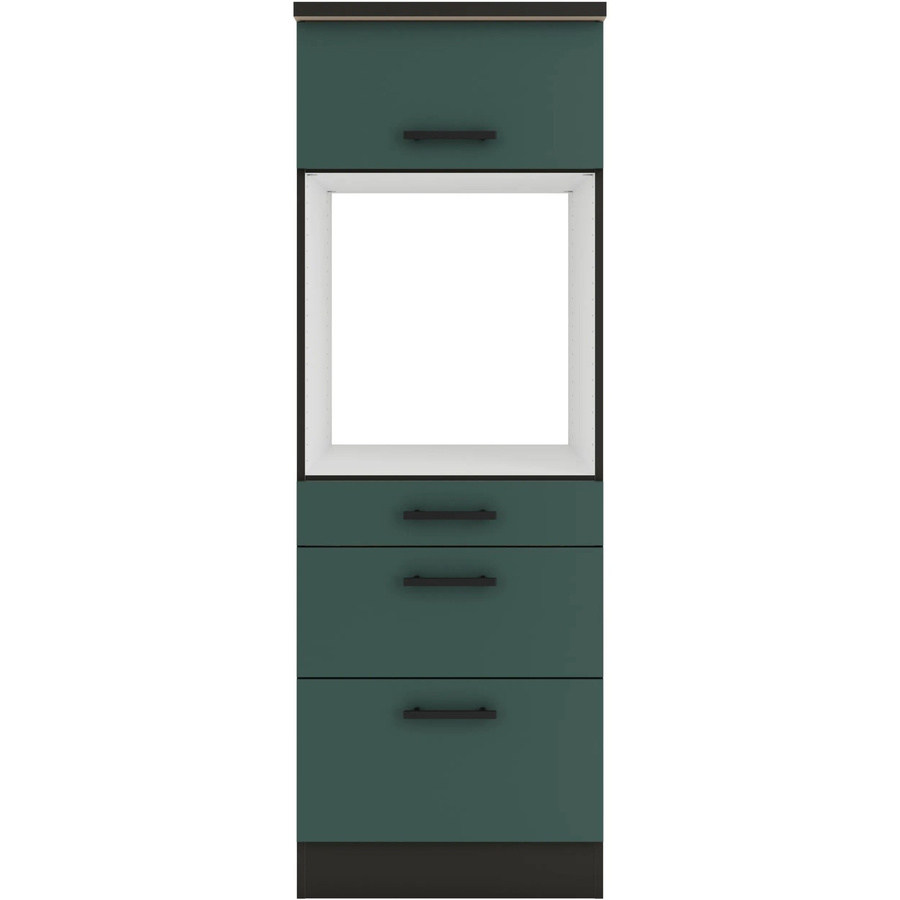 OPTIFIT Verona405 Küchen-Geräteumbauschrank in Steingrün mit modernem Design und mattem Finish, Breite: 60 cm - Bild 2