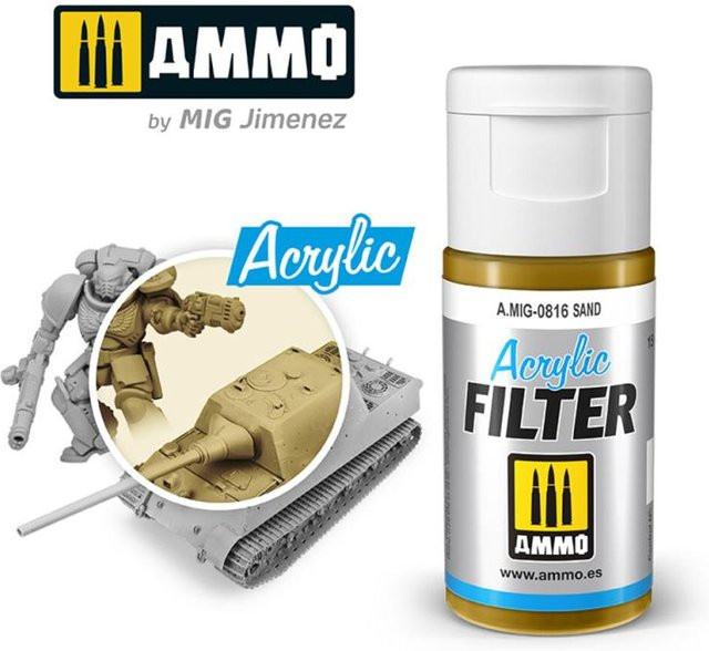 AMMO by MIG Jimenez Acrylic Filter Sand - Bild 1