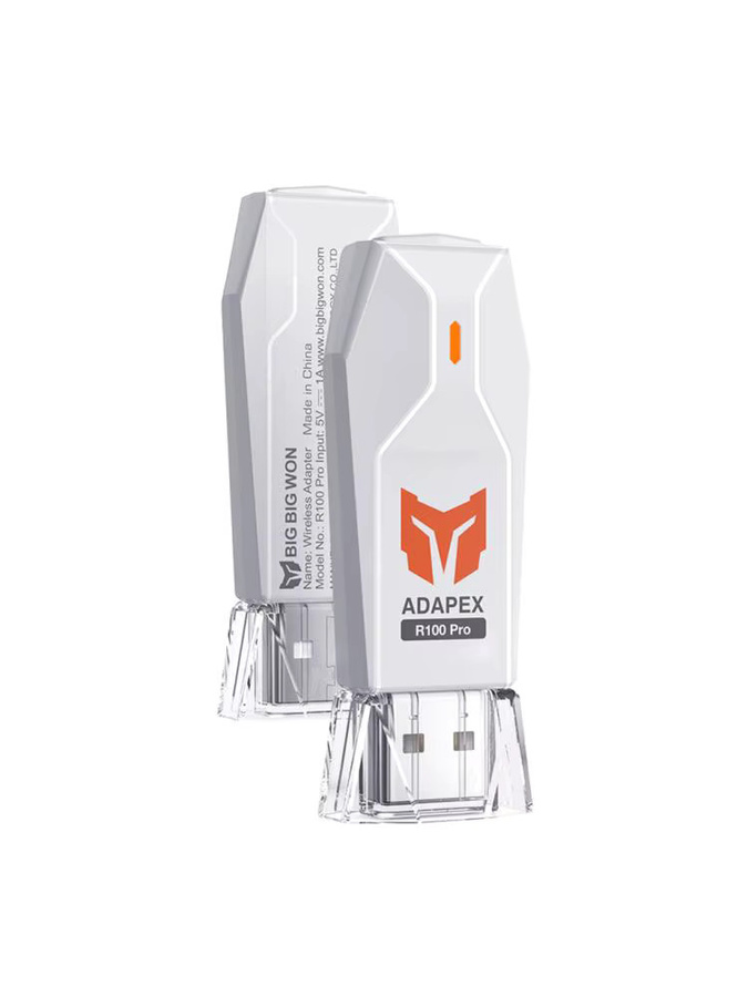BIGBIG WON R100 USB Wireless Adapter in Weiß für Windows PC, Nintendo Switch, PS4, PS5 und Xbox One S - Bild 3