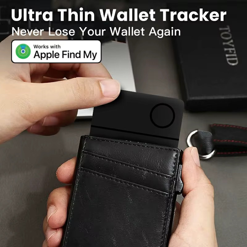 Apple Airtag Bluetooth-Tracker in Schwarz für die Find My App zur Gegenstandssuche für Schlüssel, Taschen und Gepäck - Bild 2