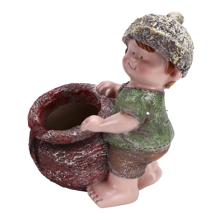 Tooarts Blumentopf in Cartoon-Kinderform, wasserdichte und texturierte Gartenstatue in Multicolour - Bild 2