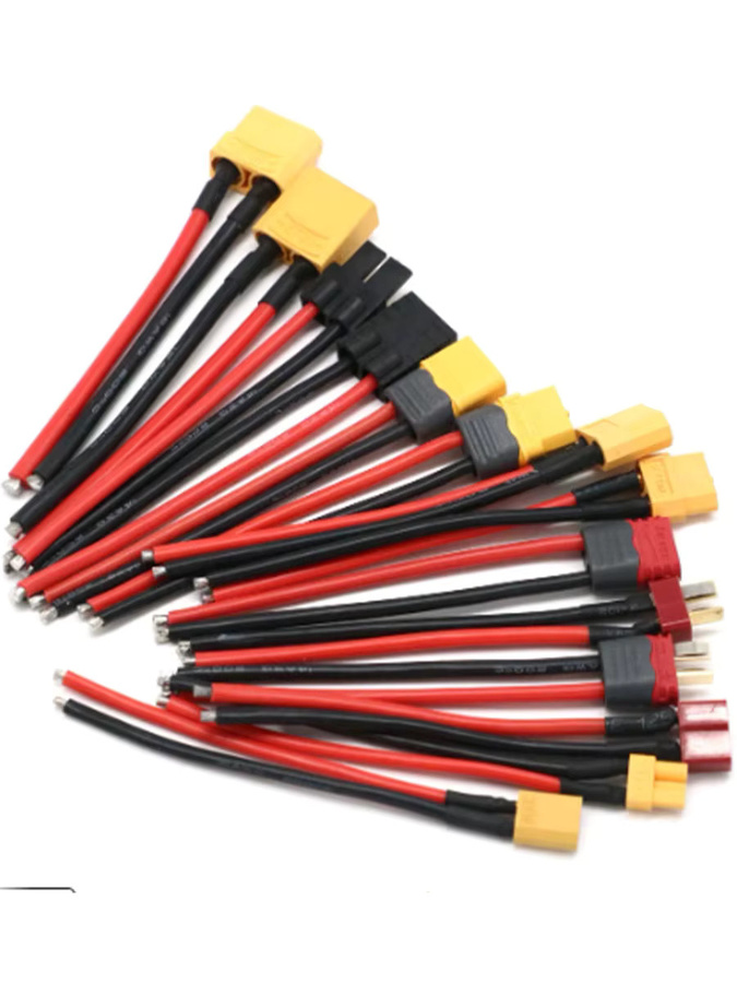 DUTRIEUX RC Batteriekabel XT60 XT30 T XT90 MPX Stecker/Buchse, Silikon, 10-teiliges Set - Bild 2