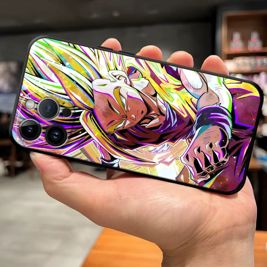 Dragon Ball Vegeta Handyhülle für iPhone Modelle in Schwarz und Multicolour - Bild 2