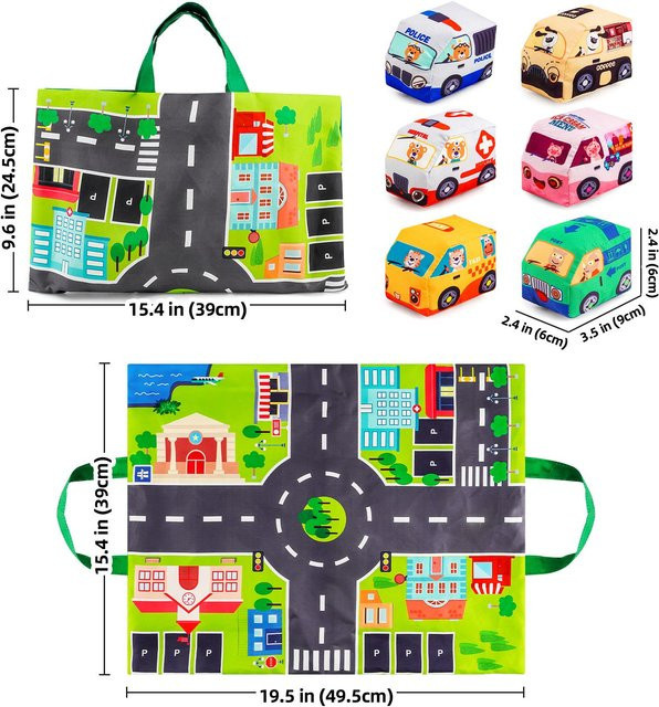 Yiran toy Stadtverkehr Straßenplan Parkplatzmatte - Bild 1