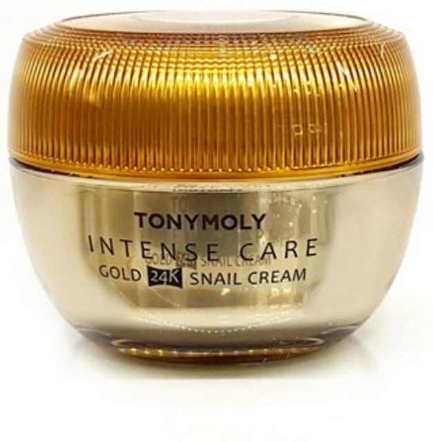 TONYMOLY Intense Care Gold 24K Schneckencreme, 45 ml, mit Schneckensekretfiltrat und Gold - Bild 1