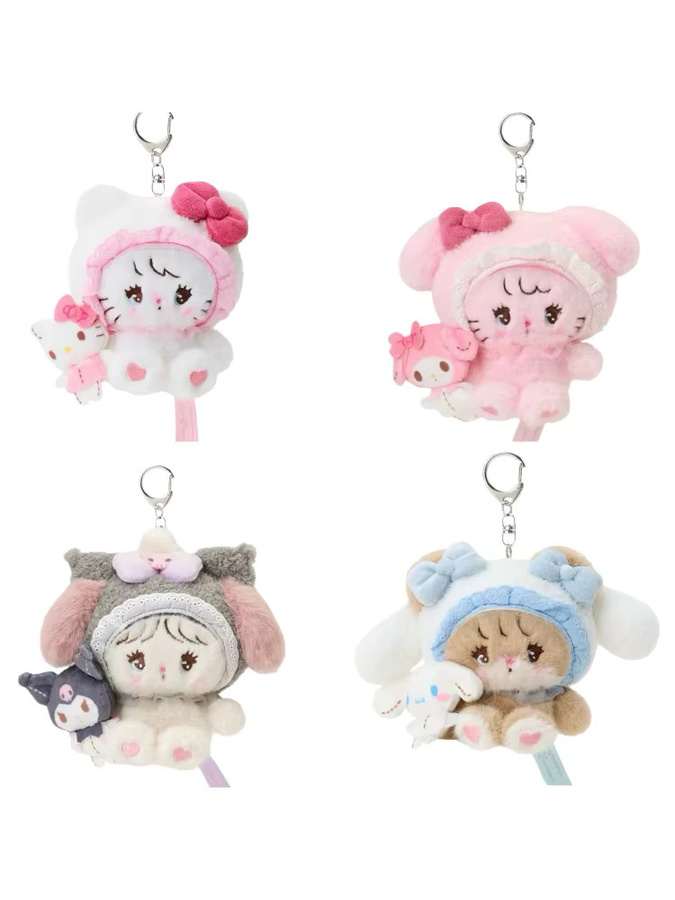 Sanrio Mikko Sanrio Plüsch-Schlüsselanhänger, Stofftier-Anhänger - Bild 2