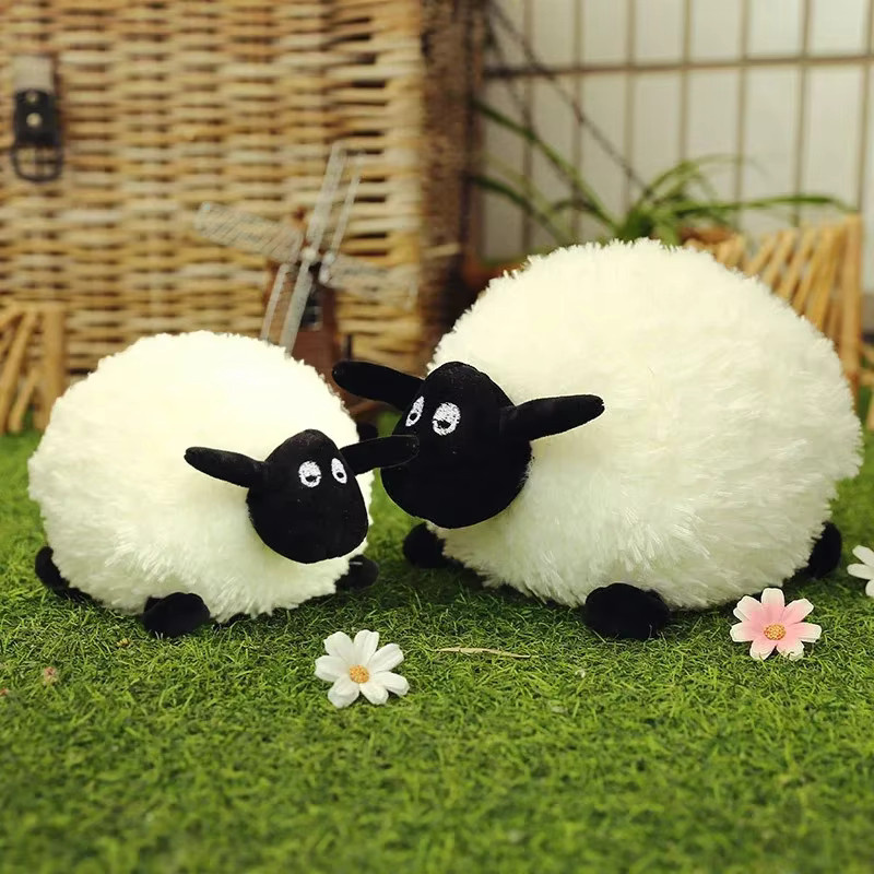 Shaun The Sheep, Shaun das Schaf, Plüschtier, rund, weiß - Bild 2