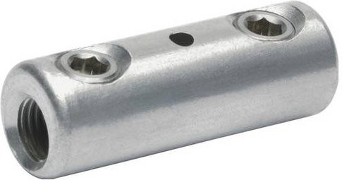 Klauke SV100 Schraubverbinder aus Messing in Silber - Bild 1