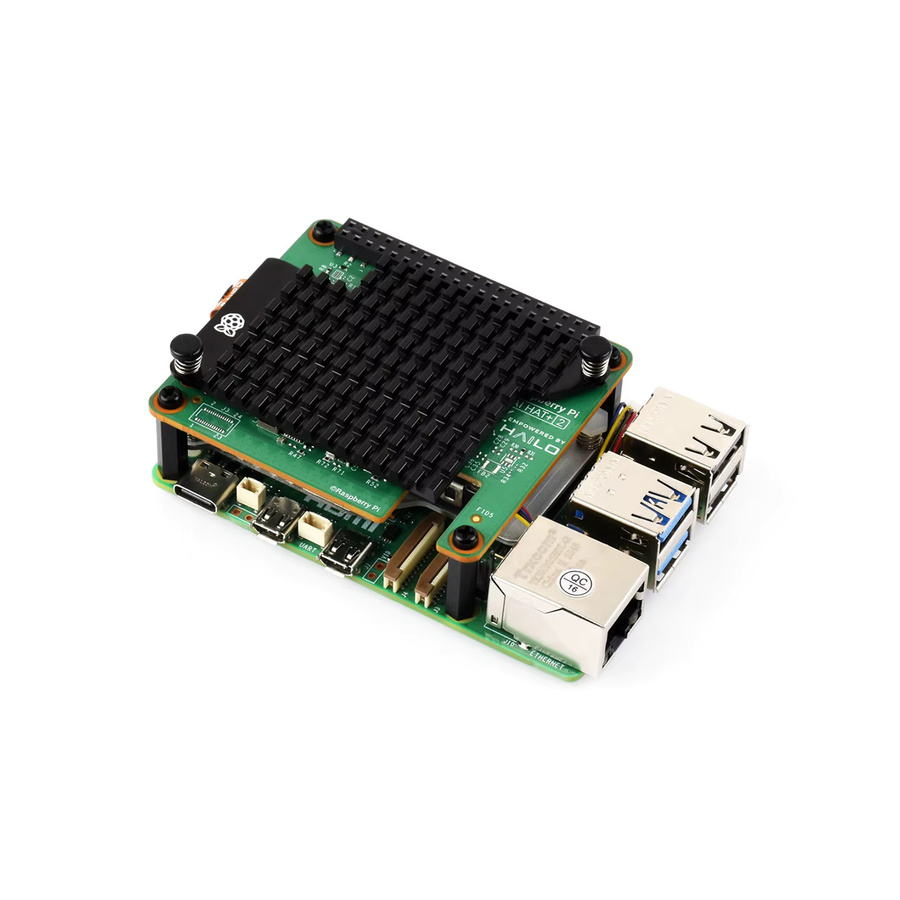 Raspberry Pi AI HAT+ 2 mit Hailo-10H KI-Beschleuniger und 8GB RAM für Raspberry Pi 5, Grün - Bild 2