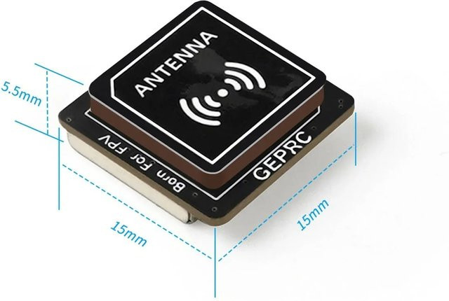 GEPRC GEP-M10 GPS-Modul in Schwarz für FPV-Drohnen mit Unterstützung für GPS, BDS, Galileo, QZSS und SBAS - Bild 1