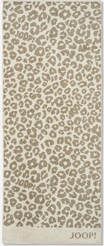 Liegetuch JOOP! LEO in Beige, B/H: 80 x 200 cm, aus flauschigem Baumwoll-Terry mit Aufhängeschlaufe - Bild 1