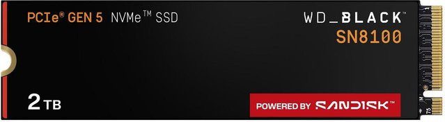 Western Digital WD_BLACK SN8100 NVMe SSD 2 TB M.2 PCIe 5.0 Schwarz - Bild 1