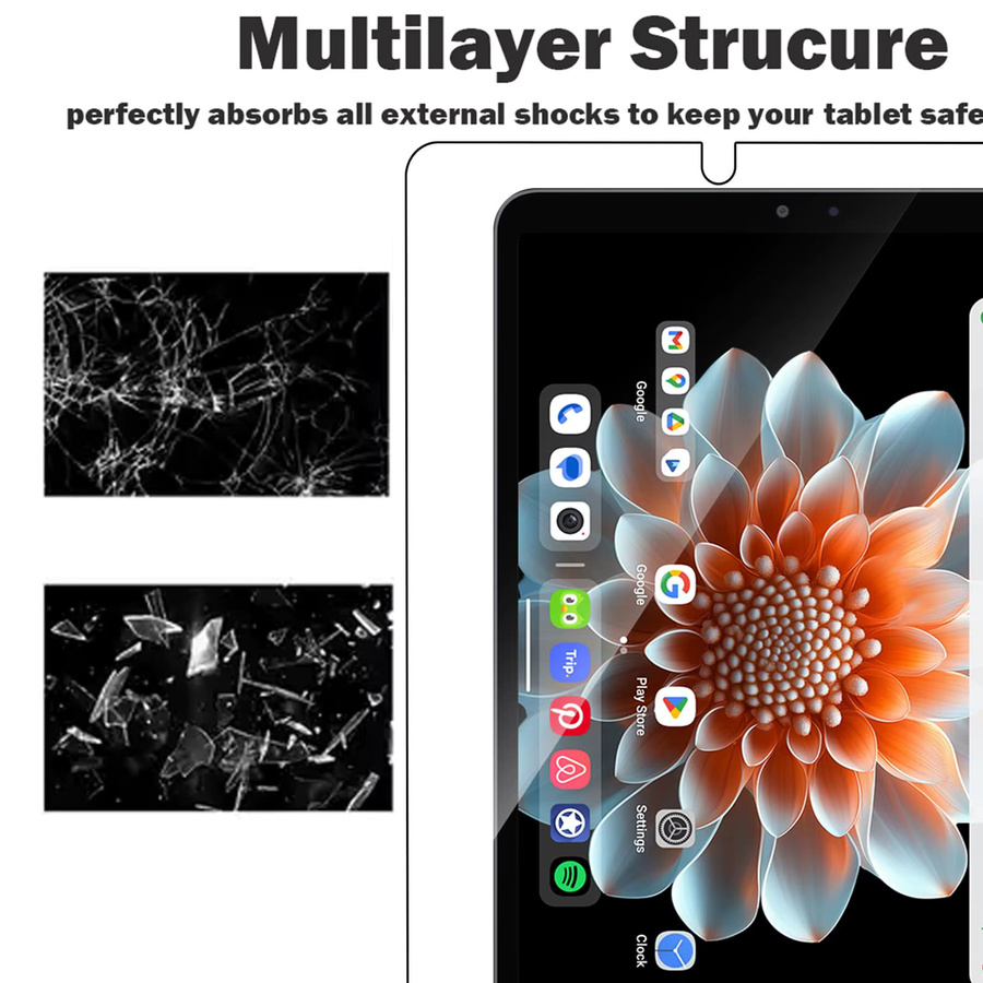 ALLDOCUBE Schutzglas aus gehärtetem Glas für iPlay 70 Mini Pro 2025, 8,4 Zoll, transparent, stoßfest mit 9H-Härte - Bild 5