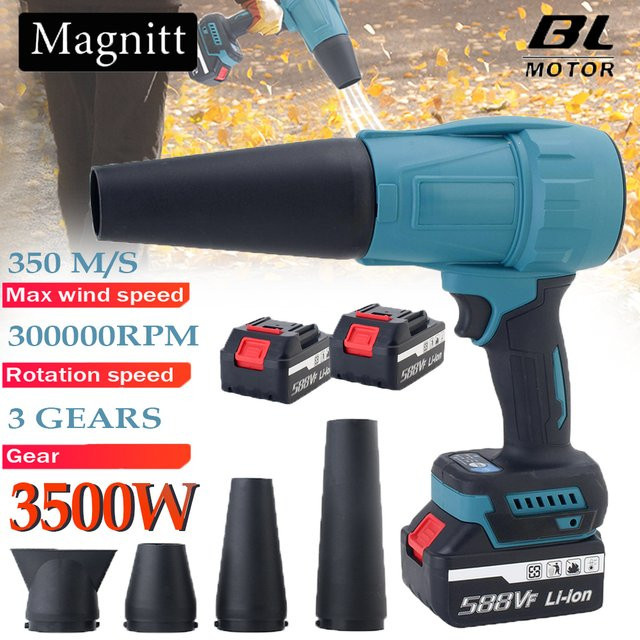 Makita Bürstenloser kabelloser Laubbläser mit 3500W für Akku als handgeführter Staubbläser - Bild 1