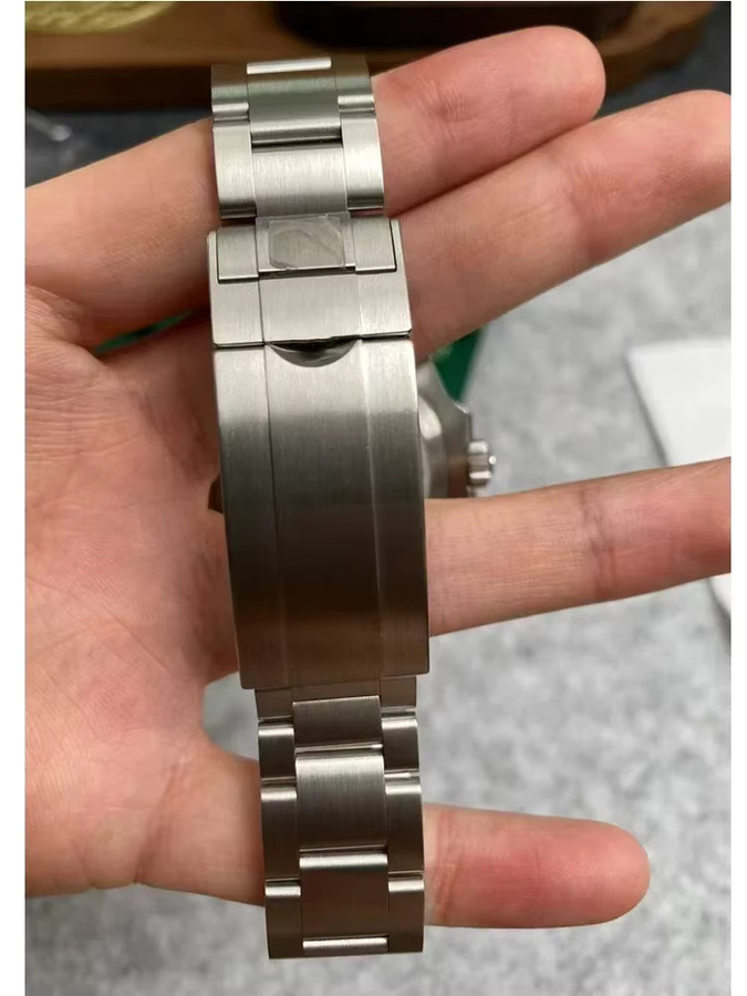 Hiyii Uhrenarmband Edelstahl, Silber, 20 21 mm - Bild 3