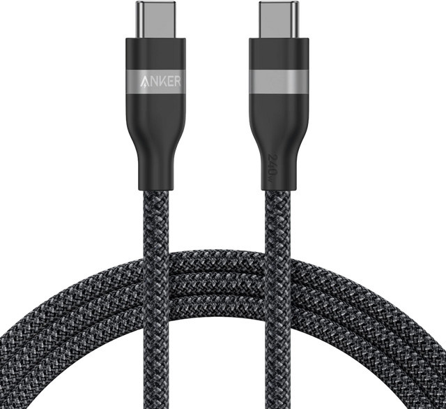 Anker USB-C Daten- und Ladekabel 240W Schwarz 1,8m A82E2H12 - Bild 1
