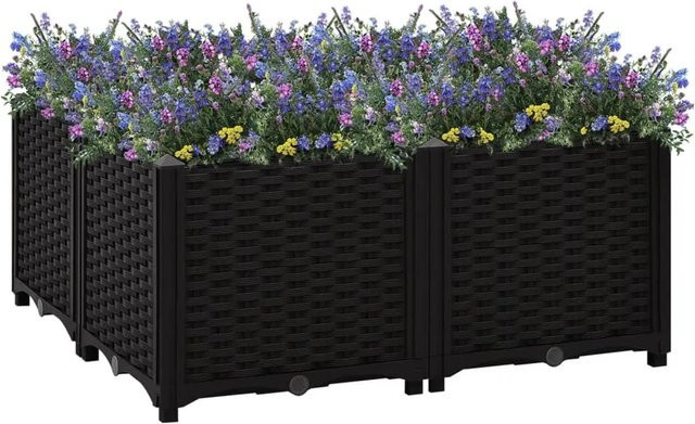 Hochbeet furnicato aus Polypropylen B/T/H: 80 x 80 x 38 cm - Bild 1