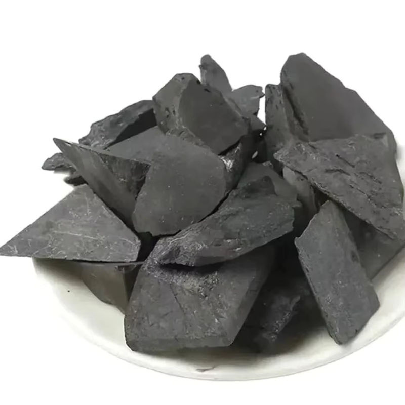 Schungit Kieselsteine in Schwarz als natürlicher Rohstein für Reiki und Chakra-Arbeit - Bild 2