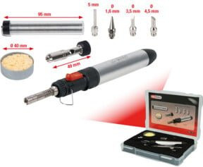 KS Tools Mikro-Löt-Satz, 8-teilig, silber - Bild 2
