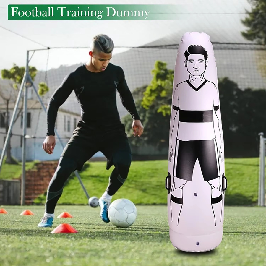 Ninth World Aufblasbarer Fußball-Schnuller, Trainingsschnuller, 175 cm - Bild 5
