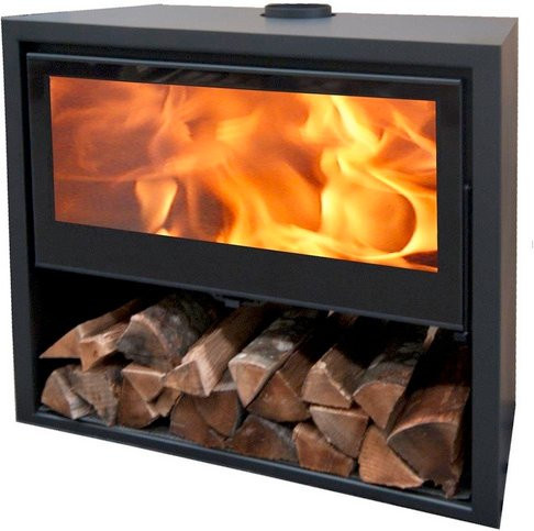 PANADERO Kaminofen Allegro aus Stahl in Schwarzmetallic mit 8,9 kW - Bild 1