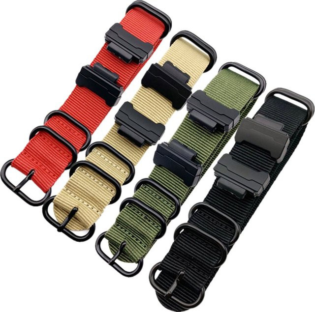 VNWCT Uhrenarmband Nylon, Textil/NATO, Bunt, Unisex, 16 mm - Bild 1