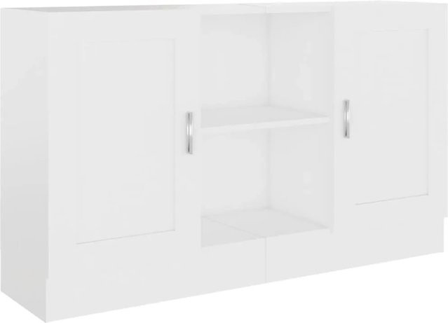 vidaXL Sideboard aus MDF in Weiß, B/T/H: 120 x 30,5 x 70 cm - Bild 1