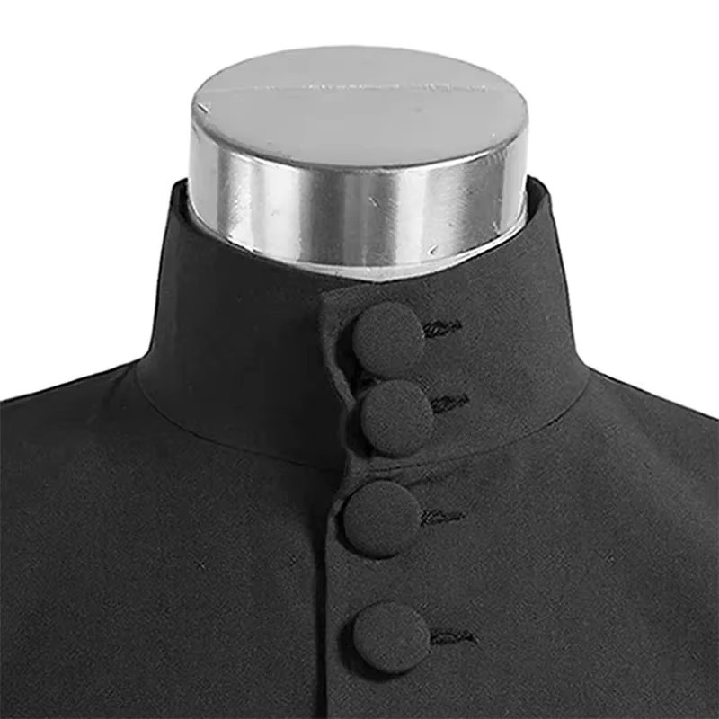 ZOBOTT Harry Potter Professor Severus Snape Cosplay Kostüm, Schwarz, Plüsch / Textil - Bild 3