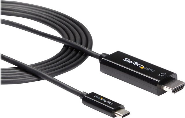 StarTech.com USB-C auf HDMI Kabel 2 m in Schwarz für 4K bei 60Hz - Bild 1