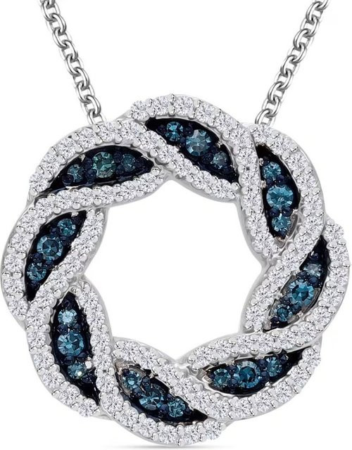 YoYo Halskette, Bicolor, Zirkonia, Damen - Bild 1