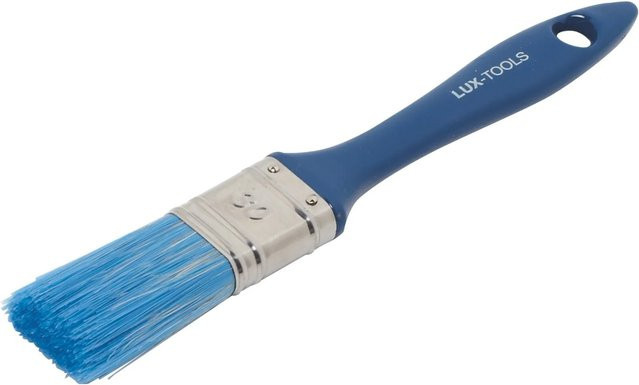 LUX-TOOLS Universal-Flachpinsel für Lacke, Blau, Breite: 3 cm - Bild 1