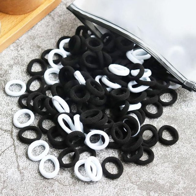YULIN Haarbänder Kinder, Nylon, grau - Bild 1
