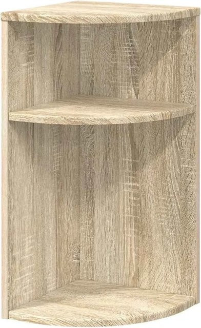 vidaXL Beistelltisch Sonoma-Eiche in Beige aus Holzwerkstoff, B/T/H: 29,6 x 29,6 x 60 cm - Bild 1