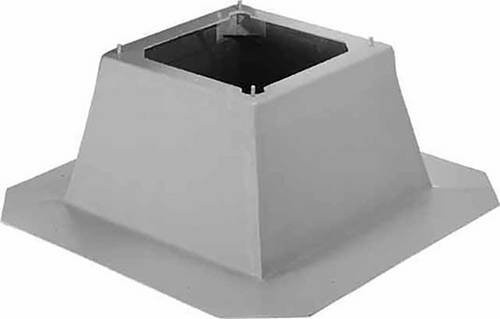 Helios Ventilator FDS 250/315 mit Flachdachsockel in Grau aus Kunststoff - Bild 1