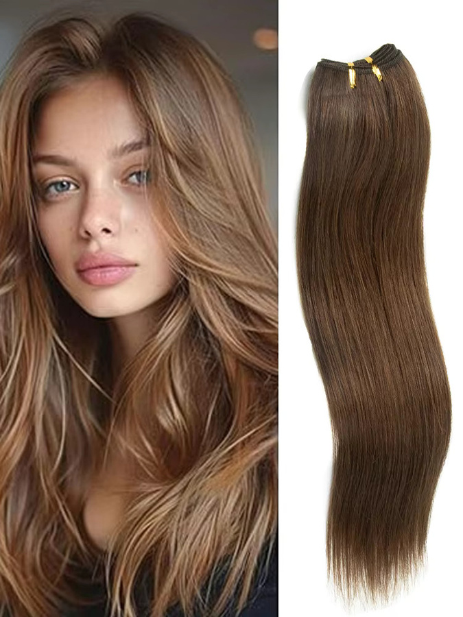 Boymia Echthaar-Bündel Remy-Haarverlängerungen, Glatt, Damen - Bild 5